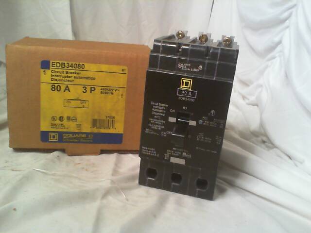 Edb34080 Square D EDB34080 80 Amp Circuit Breaker – Ideal Surplus