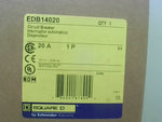  Square D EDB14020 Circuit Breaker 20A 1P 277V 50/60Hz P/N 87890 Factory Sealed Image