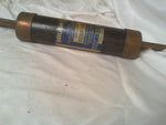  Brush ECSR 125 Time Delay Dual Element Current Limiting Fuse 125 Amps 600 Volts Image