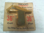  Ridgid 2680396 Pipe Wrench Springs 36" Coil 36" Flat Image
