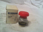  Telemecanique D2B1R Pushbutton Red Mushroom Image