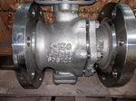  Tyco MRP-025U-T-D000 Morin Pneumatic Actuator with PMV EP5 Valve Control System and 4" Ball Valve Complete Assembly Image