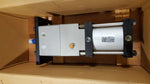  SMC CNSF140-100H-D-X1166 Pneumatic Cylinder Actuator with Lock in Both Directions Image