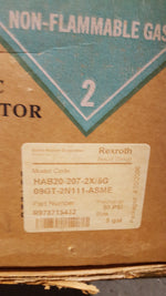  Bosch Rexroth HAB20-207-2X/5G09GT-2N111-ASME Bladder Accumulator Image
