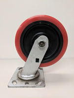  Trio Pines Swivel Caster 6 x 1-1/2 Pro-Tech Polyurethane Wheel TP6260-02-PRO 550LB Capacity Image