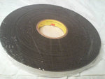  3M 4516 Black Vinyl Foam Tape 3/4" x 36 yd Commercial Grade Image