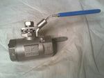  Jamesbury CF8M Ball Valve 2000 WOG 1" Stainless Steel Image