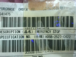  Fanuc A05B-2527-C422 E-Stop Unit Image