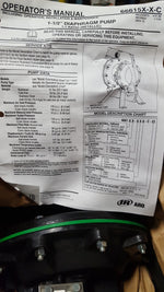 ARO Ingersoll Rand 66615X-X-C Aluminum 1-1/2" Double Diaphragm Pump Image