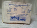  Spirax Sarco 67982 Pipeline Strainer Connector 3/4" NPT Stainless 450PSIG Factory Sealed! Image