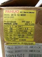  Fanuc A06B-0238-B605#S000 aiS 12/4000 AC Servo Motor Image