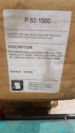  Serfilco P-52-1000 DP Series Drum Pump Tube Image