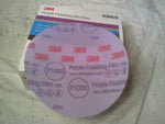  3M 30669 Hookit Purple 6 Inch P1000 Grit Finishing Film Discs (50 Pcs) Image