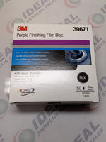  3M Hookit Purple Finishing Film Abrasive Disc 260L, P600 Image