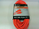  Southwire 16/3 50ft 13A Light Duty Outdoor Extension Cord SJTW Image