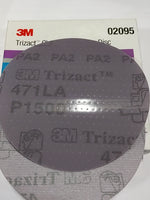  3M Trizact Hookit 5" Clear Coat Sanding Disc 02095 P1500 (25PCS/Box) Image
