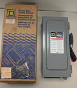  Square D HU361AWK Heavy Duty 30A Non-Fusible Disconnect Switch 600V Image