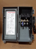  Square D HU361AWK Heavy Duty 30A Non-Fusible Disconnect Switch 600V Image