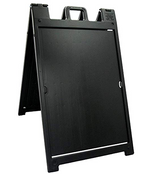  Plasticade Signacade Deluxe A-Frame Sidewalk Curb Sign with Quick-Change System Image