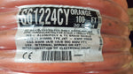  Alpha Wire S61224CY 16 AWG 100' ALUM/POLY & TC BRAID SHIELD ORANGE JACKET Image