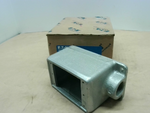  Eaton Crouse-Hinds FD2 3/4" Condulet Cast Single Gang Box Image