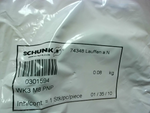  Schunk WK3 M8 PNP Proximity Sensor 0301594 with Right Angle Plug Image