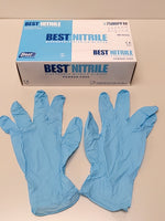  SHOWA Best 7500PF Disposable Nitrile Glove SIZE MEDIUM 100 Gloves Image