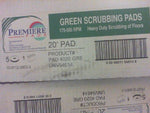  Premiere Pads Heavy Duty Scrubbing Green Floor Pads #PAD 4020 Image