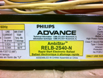  Phillips Advance AmbiStar RELB-2S40-N Electronic Ballast 120V 60Hz for 2 Lamps Image