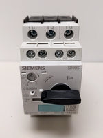  Siemens 3RV1021-1AA10 Circuit Breaker 1.1-1.6A 3-Pole 600V Image