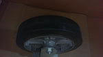  Albion 8x2 Rigid Plate Caster 8"x2" Phenolic Wheel Image