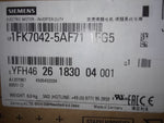  Siemens 1FK7042-5AF71-1FG5 Servo Motor IP65 3000RPM 2.60 NM rated 1.95A .82/1.10KW/HP Factory Sealed Image