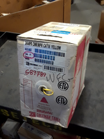  Coleman Cable 24/4PR CMR/MPR CAT5E Yellow 1000' Cable  962634602 Factory Sealed Package Image