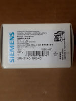  Siemens 3RH1140-1KB40 Contactor Relay 17-30V 6A 230V 5/50HZ Image