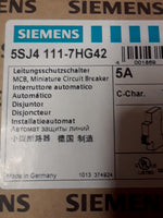  Siemens 5SJ4 111-7HG42 Miniature Circuit Breaker Image