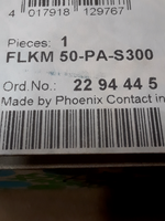  Phoenix FLKM 50-PA-S300 Contact Varioface Front Adapter Factory Sealed Image