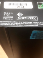  Sciemetric Instruments Sig METER Model 1101 Process/Control 120VAC 60Hz 30W Digital Image