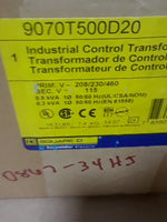  Square D 9070T500D20 Industrial Control Transformer Image