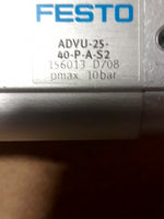  FESTO ADVU-25-40-P-A-S2 Pneumatic Cylinder Image