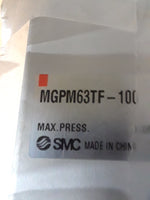 SMC MGPM63TF-100 Pneumatic Compact Guide Cylinder Factory Sealed Image