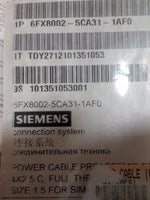  SIEMENS 6FX8002-5CA31-1AF0 Servo Cable Factory Sealed Image