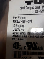  TURCK RKSW 456-3M Single Ended Cordset Factory Sealed Image