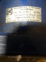  Alpha SK 100-MF1-2-041-000 Right Angle Spiral Bevel Gear Reducer 2:1 Ratio Image