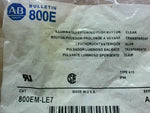  Allen Bradley 800EM-LE7 Illuminated Extended Pushbutton Factory Sealed Image