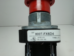  Allen Bradley 800T-FX6D4 2 Position Push/Pull Red Cap Image