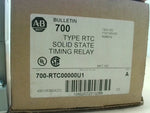  Allen Bradley 700-RTC00000U1Type RTC Solid State Timing Relay Series A 120V Image