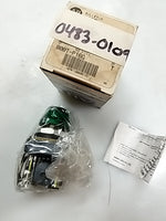  Allen Bradley 800T-P16G Green Standard Transformer Pilot Light Image