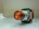  Allen Bradley 800T-PT16A Push-To-Test Pilot Light Amber Lens Color 120V Image