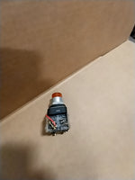  Allen Bradley 800T-PT16A Push-To-Test Pilot Light Amber Lens Color 120V Image