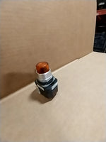  Allen Bradley 800T-PT16A Push-To-Test Pilot Light Amber Lens Color 120V Image